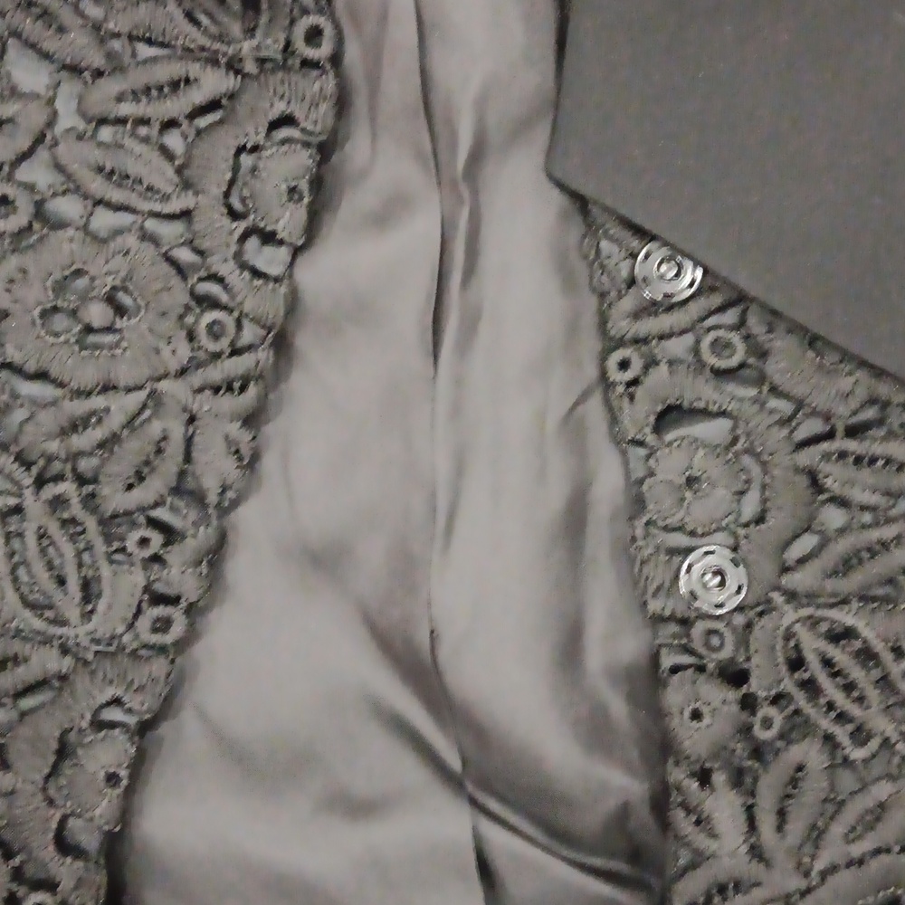 MOSCHINO Lace & Bow Blazer Size 42/8 - Picture 8 of 9